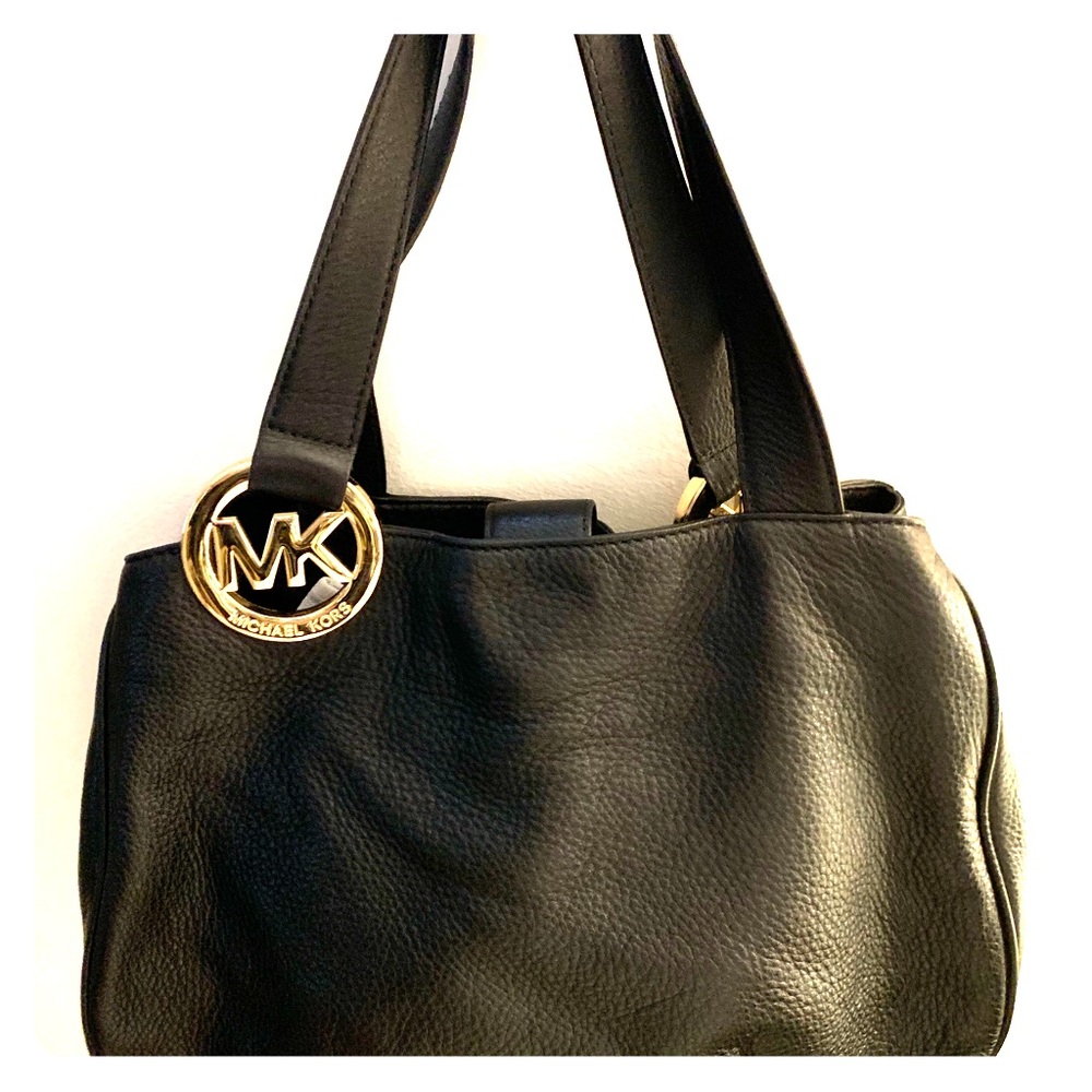 Michael Kors Black Leather Bag